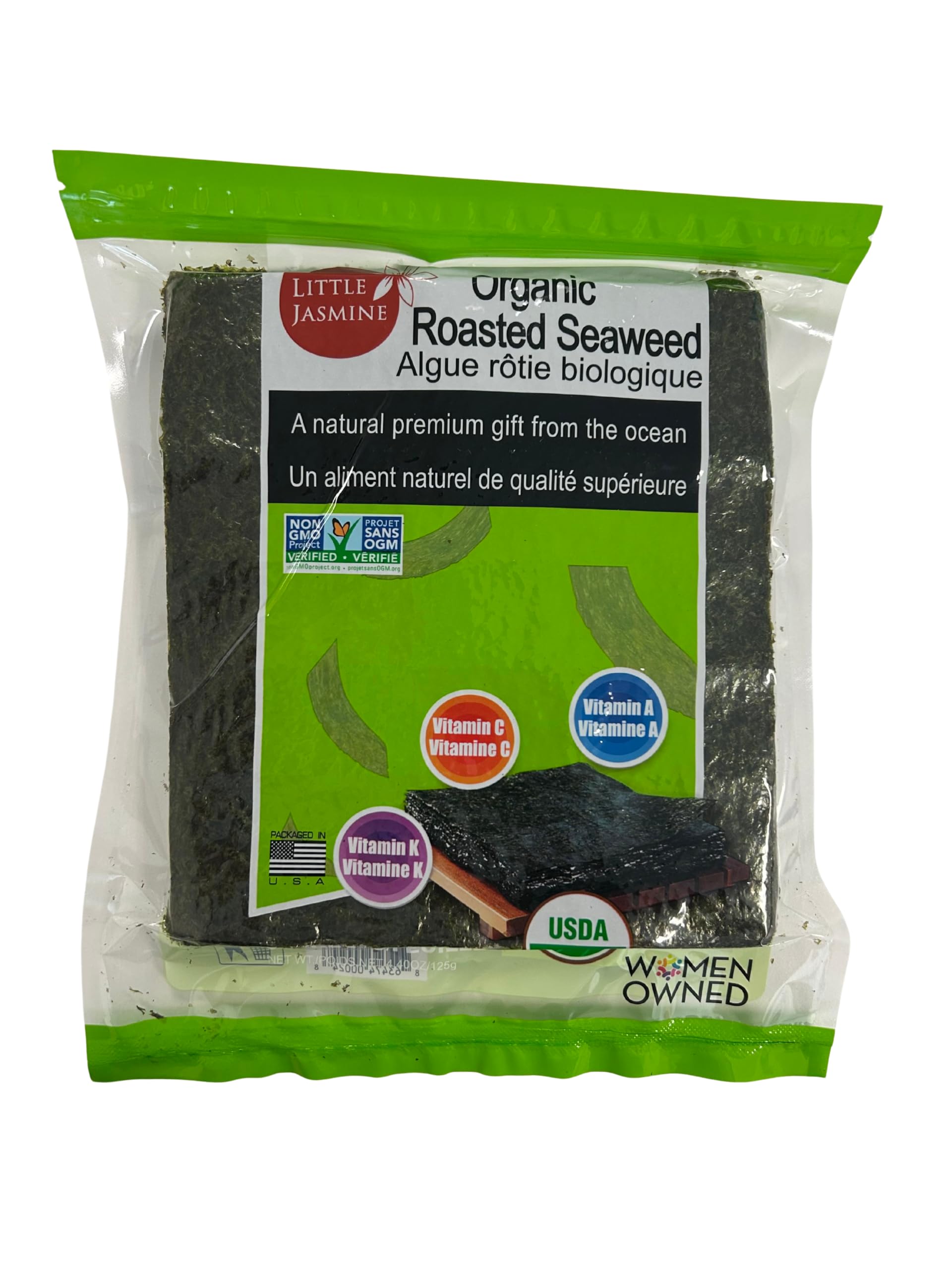 組紐 おもり大 210匁(約800g) 錘 5個セット Amazon.com: Little Jasmine Roasted Seaweed, USDA Organic Certified